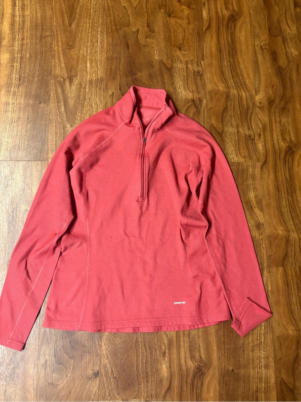 Patagonia Coral Pink Half-Zip Long Sleeve Pullover